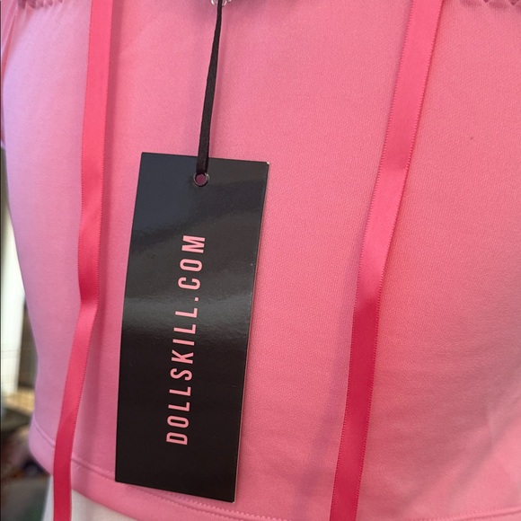 Dolls Kill Princess Peach 2 piece with gloves and crown - Picture 6 of 6